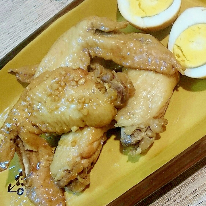 電気圧力鍋で◎ほろほろ手羽先の黒酢煮